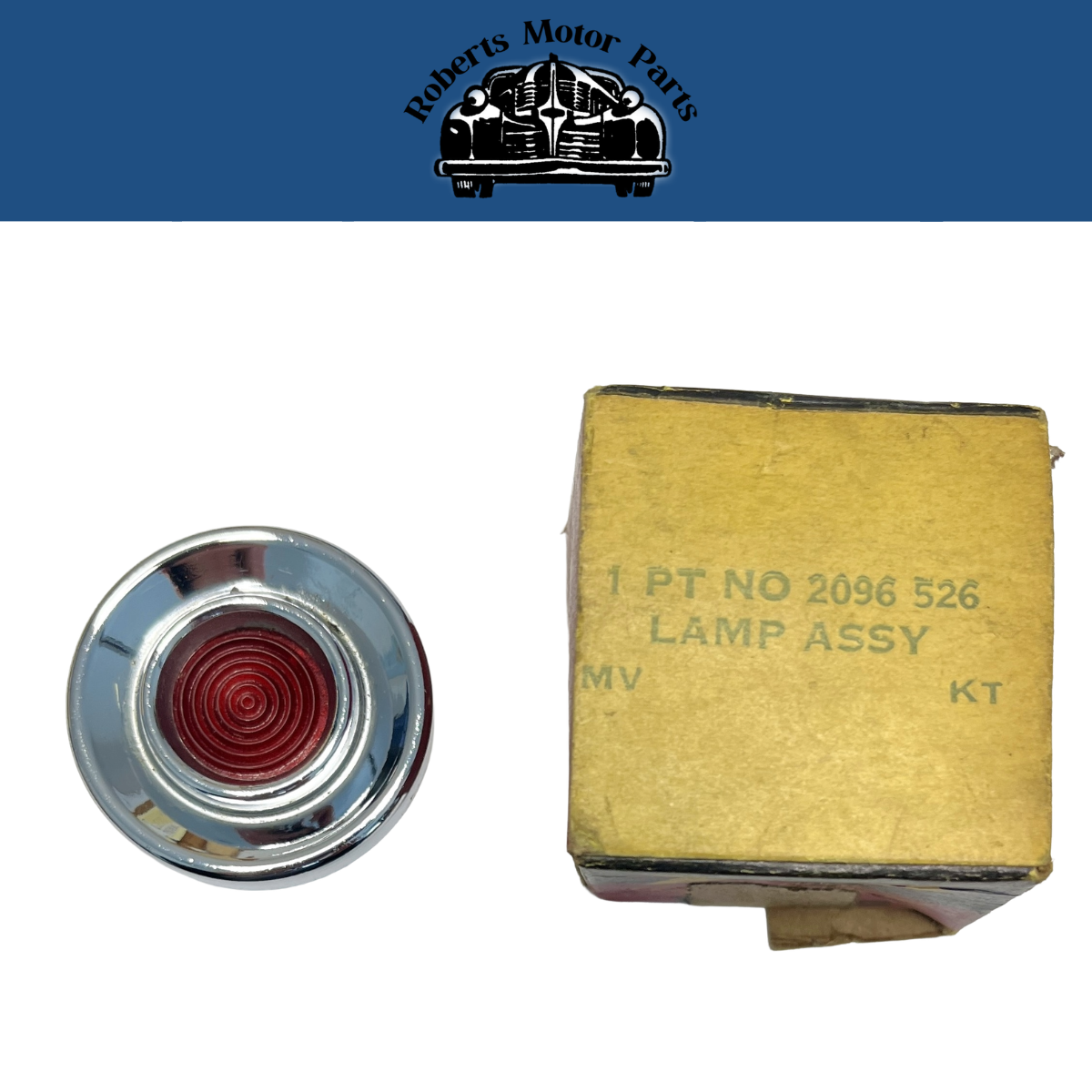 New Old Stock Door Indicator & Hand Brake Signal Lamp 1960 Dodge DeSoto #2096526