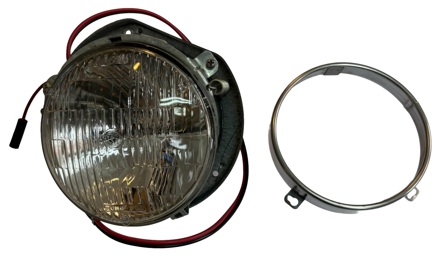 New Old Stock Headlamp Dual High-Low Beam Assembly For 1959 DeSoto #1842674
