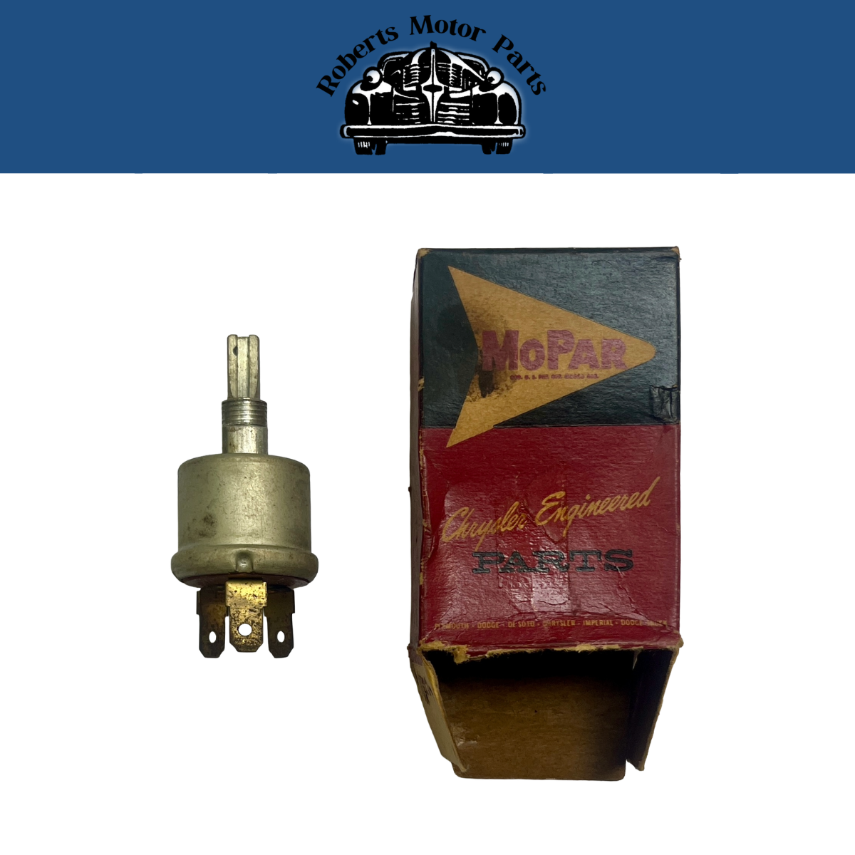 New Old Stock Antenna Switch for Most 1960 Chrysler Models Mopar #1972074