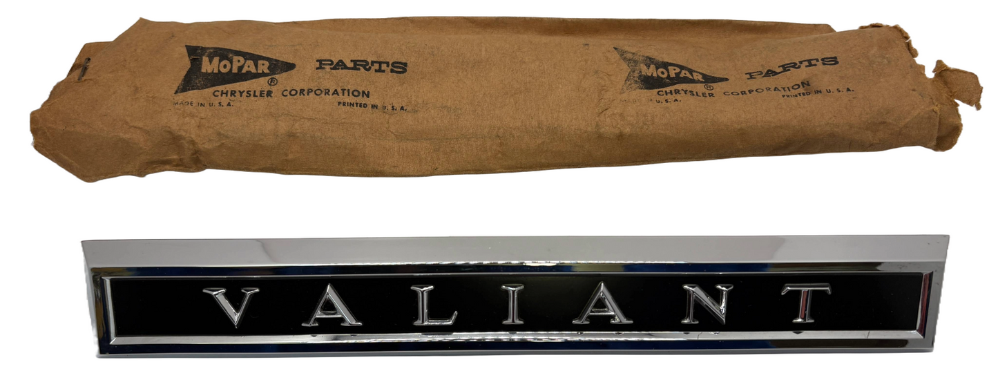New Old Stock Valiant Fender Nameplate for 1962 Plymouth Valiant V200 #2242119