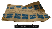 New Old Stock Nameplate for 1970-74 Plymouth Rim Blow Wheel Models #2996888