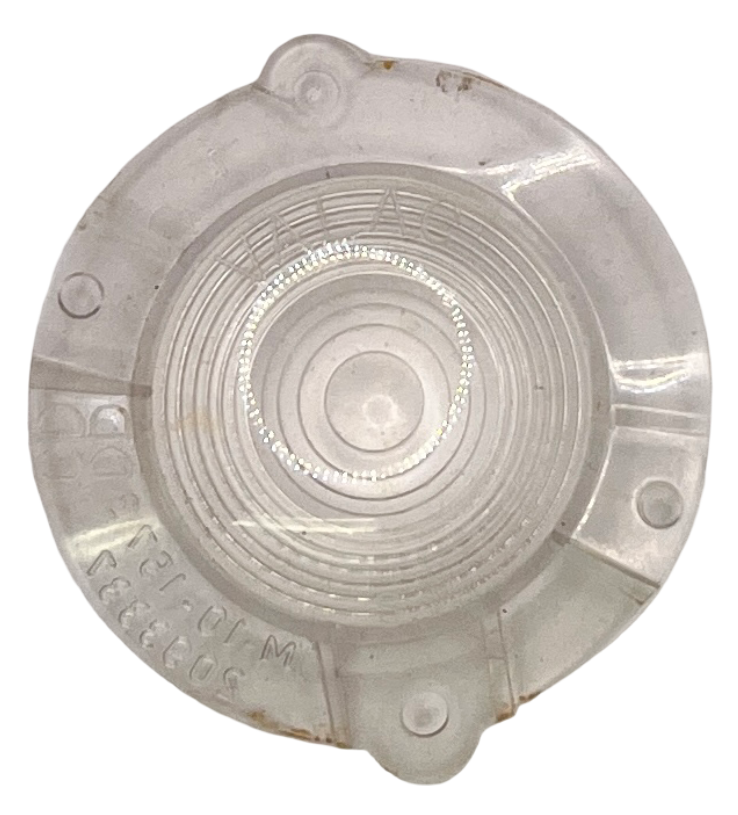 New Old Stock Left Back Up Light Lamp Lens for 1960-61 Plymouth Valiant #2093337