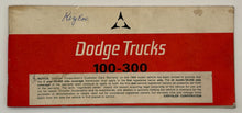 Original 1968 Dodge Trucks Operator's Manual #81-370-8355