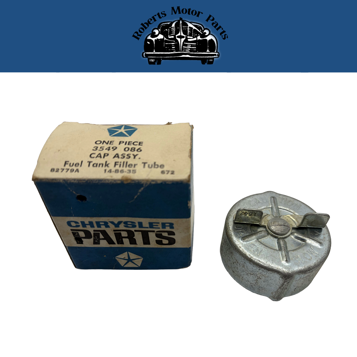 New Old Stock Gas Cap For 1971-1972 C Body Mopar All Models #3549086