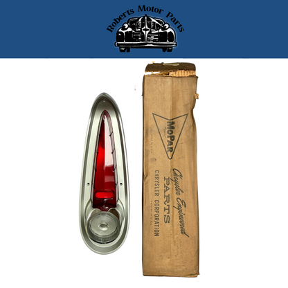 New Old Stock Taillight Assy for 1957 Plymouth Models Mopar #1779320