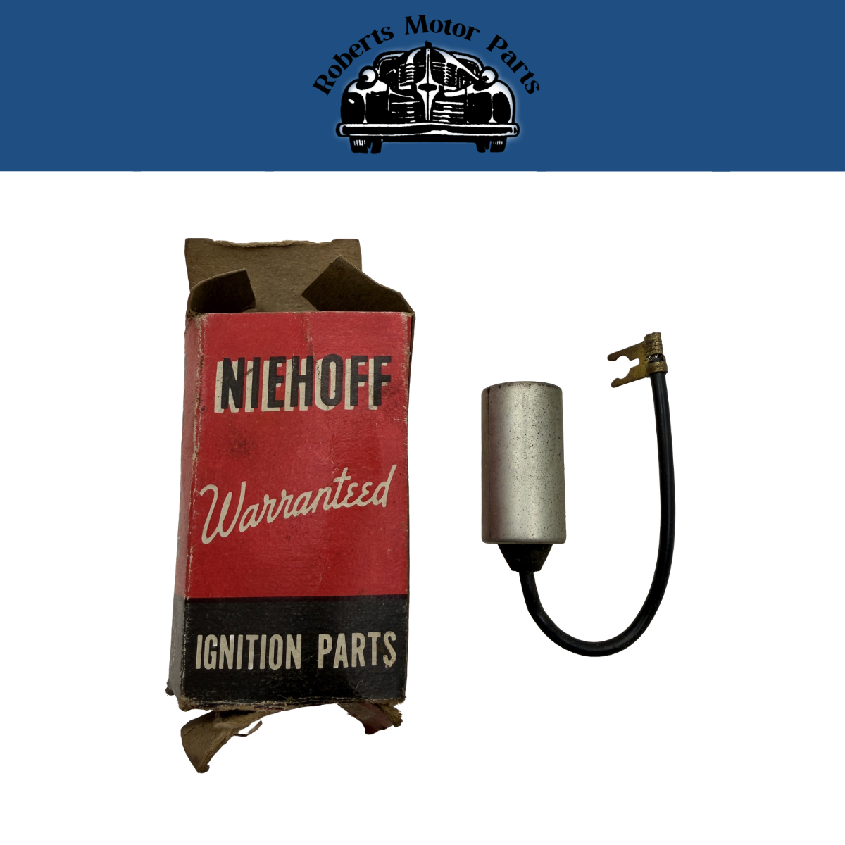New Old Reproduction Stock Niehoff Ignition Condenser 1956-1974 GM Mopar #DR-24