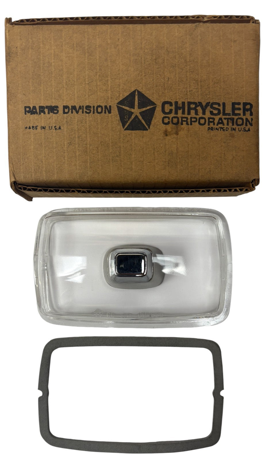 New Old Stock Left Side Parking Light Clear Lens for 1968 Plymouth #2809121