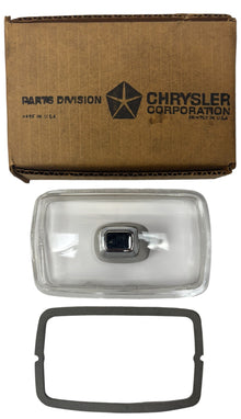 New Old Stock Left Side Parking Light Clear Lens for 1968 Plymouth #2809121