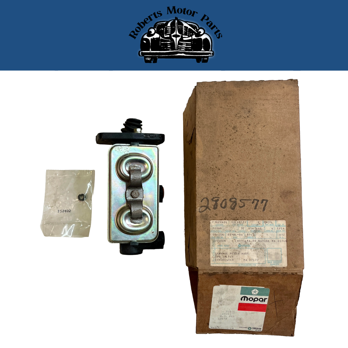 New Old Stock Master Cylinder for 1969-1970 B-C-E Body Models Mopar #2808577