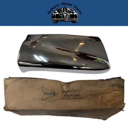 New Old Stock Left Rear Bumper Extension Molding For 1957-1958 Imperial #1676521