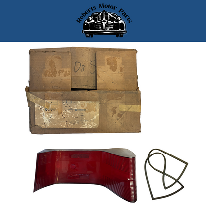 New Old Stock Right Hand Tail Light Lens For 1967 Chrysler New Yorker #2808902