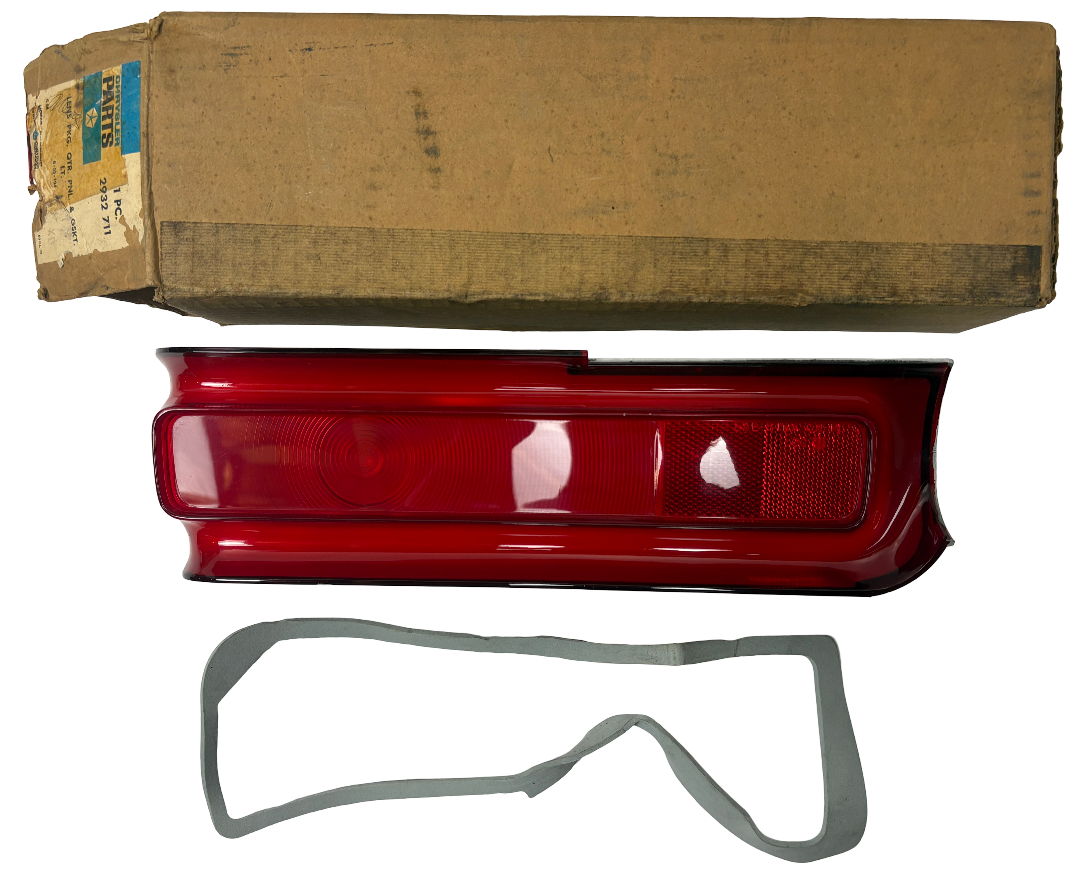 New Old Stock Left Tail Lamp Light Red Lens for 1969 Plymouth Fury I II #2932711