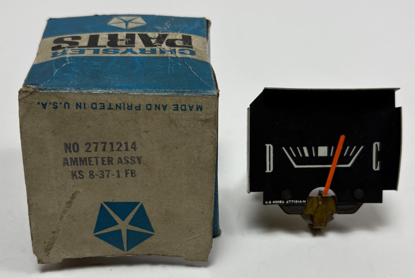 New Old Stock Ammeter for 1967 Plymouth Valiant Models Mopar #2771214