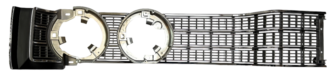 New Old Stock Left Grille Half For 1969 Chrysler New Yorker Mopar #2898182