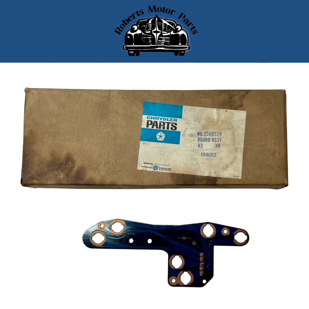 New Old Stock Right Circuit board for 1966-1967 Plymouth GTX Models #2580579