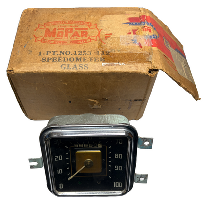 Used Old Stock Speedometer Assembly for 1949 Dodge D29/D30 Models Mopar #1253112