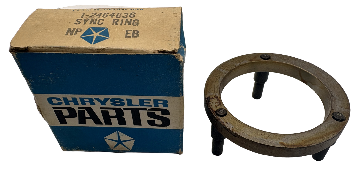 New Old Stock Sync Stop Ring 1961-69 Mopar A745 3 Speed Manual Models #2464836
