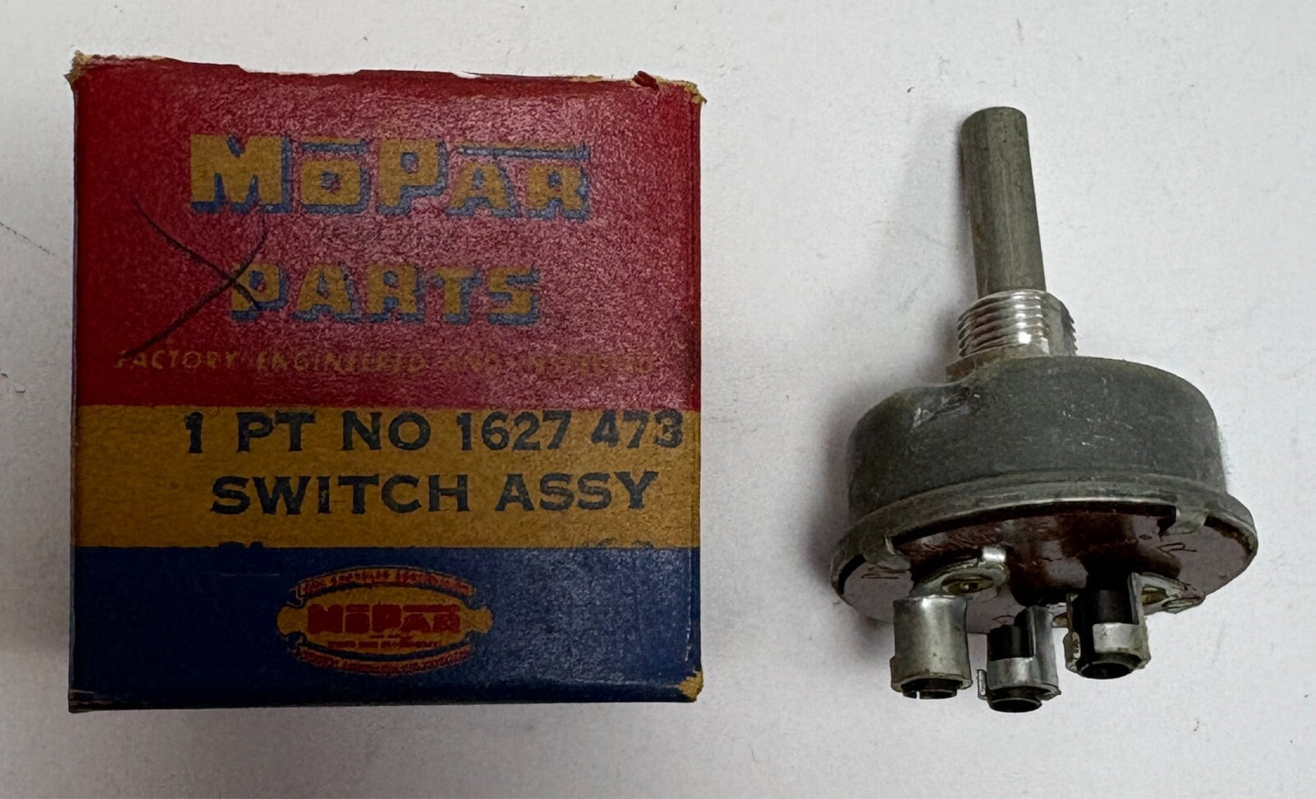 New Old Stock Wiper Switch for 1956 Plymouth Models Mopar #1627473
