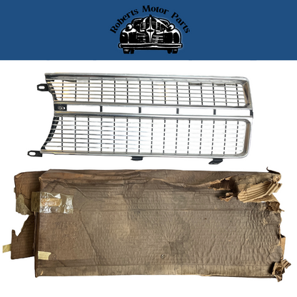 Good Used Right Radiator Grille for 1967 Valiant Models Mopar #2582674