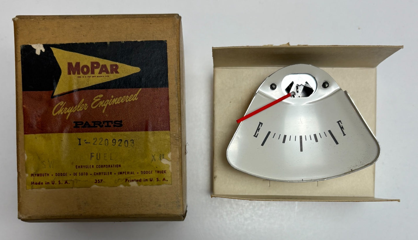 New Old Stock Fuel Gauge for 1961 Plymouth Valiant Models Mopar #2209203