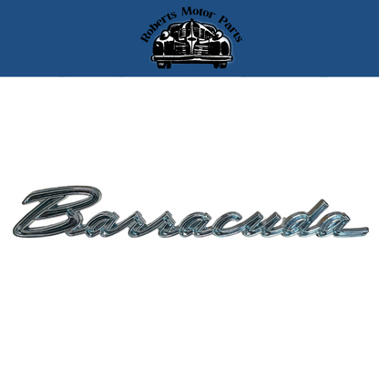 New Old Stock Fender Nameplate for 1969 Barracuda Models Mopar #2901852