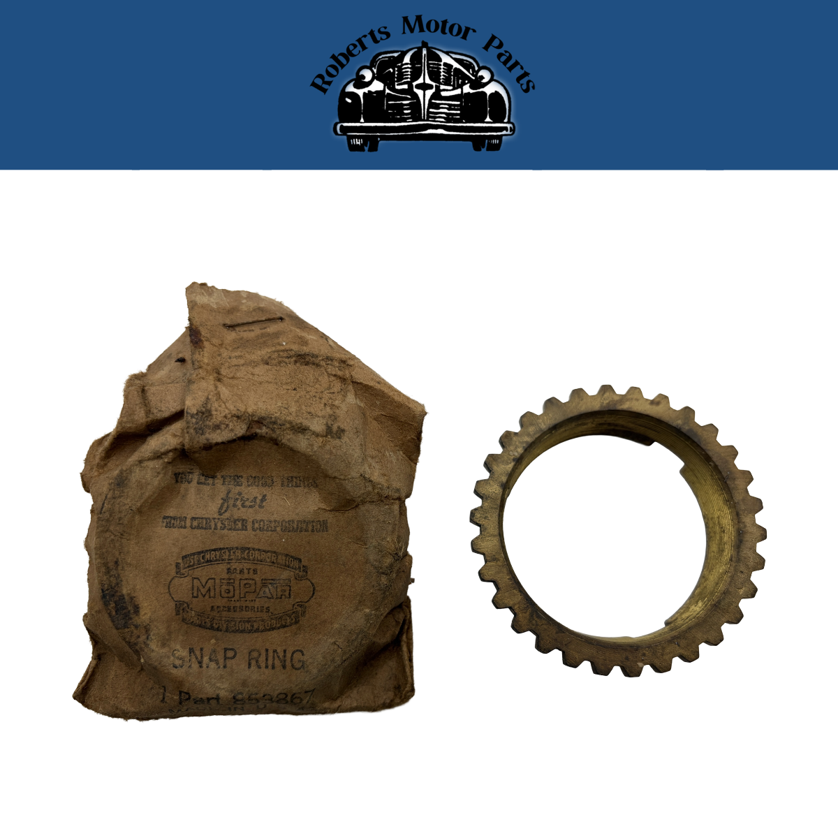 New Old Stock Trans Synchronizer Stop Ring For 1940-1955 3 Speed Mopar #853867