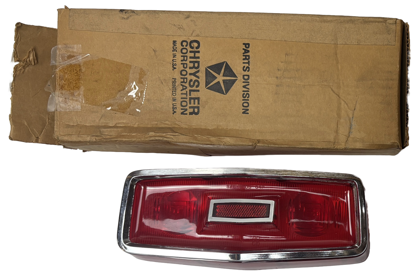 New Old Stock Right Tail Light Lamp Lens 1964 Plymouth Belvedere/Savoy #2495210