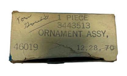New Old Stock Grille Ornament Assy. for 1971 Plymouth Road Runners #3443513