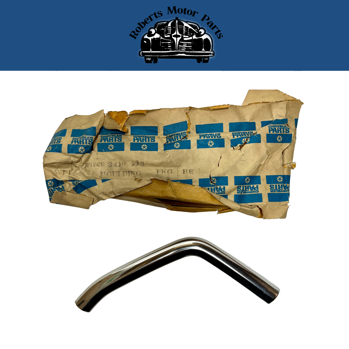 New Old Stock Left Quarter Panel Rear Moulding For 1971-1974 Challenger #3419713