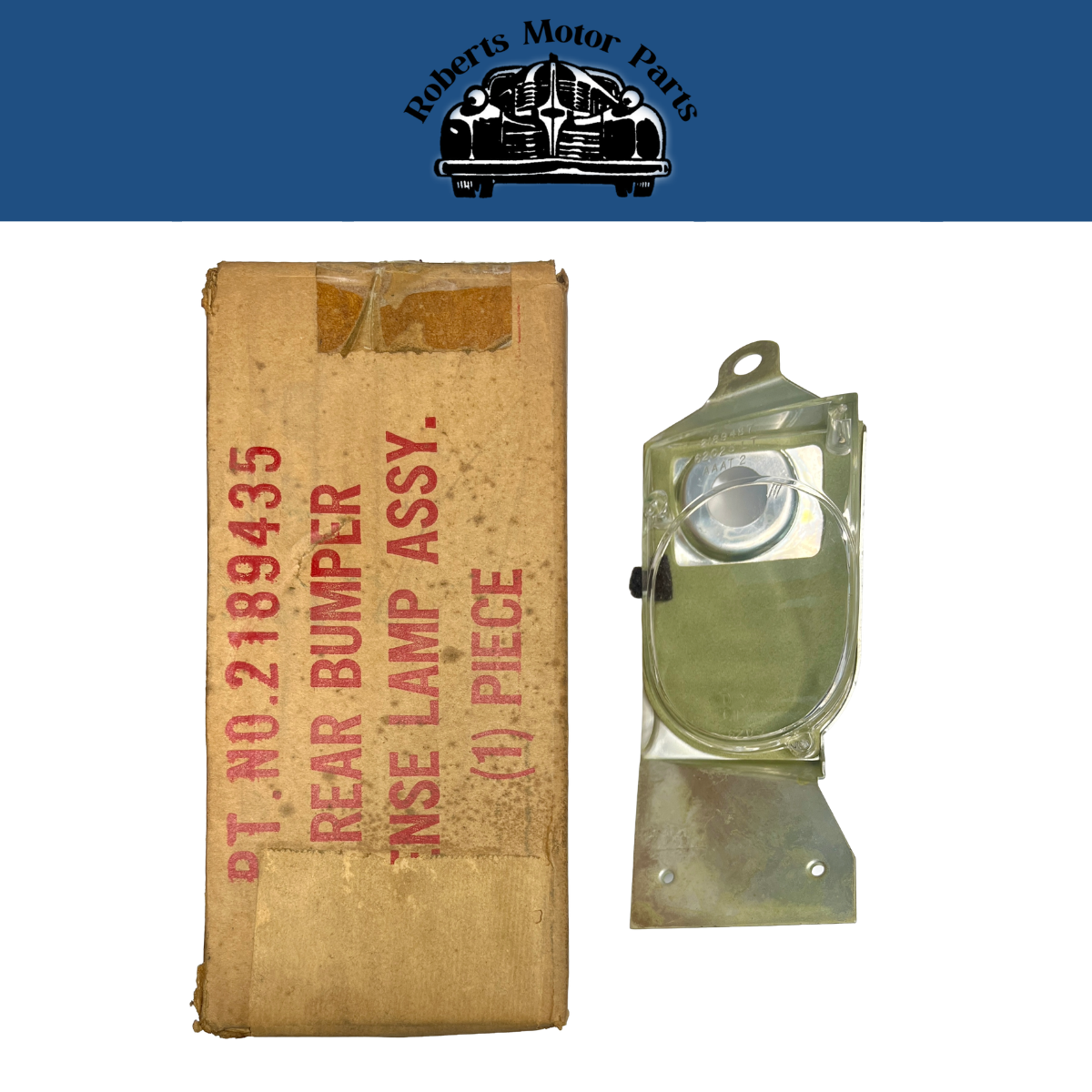 New Old Stock Left License Lamp For 1962 Plymouth Savoy Belvedere Dart #2189435