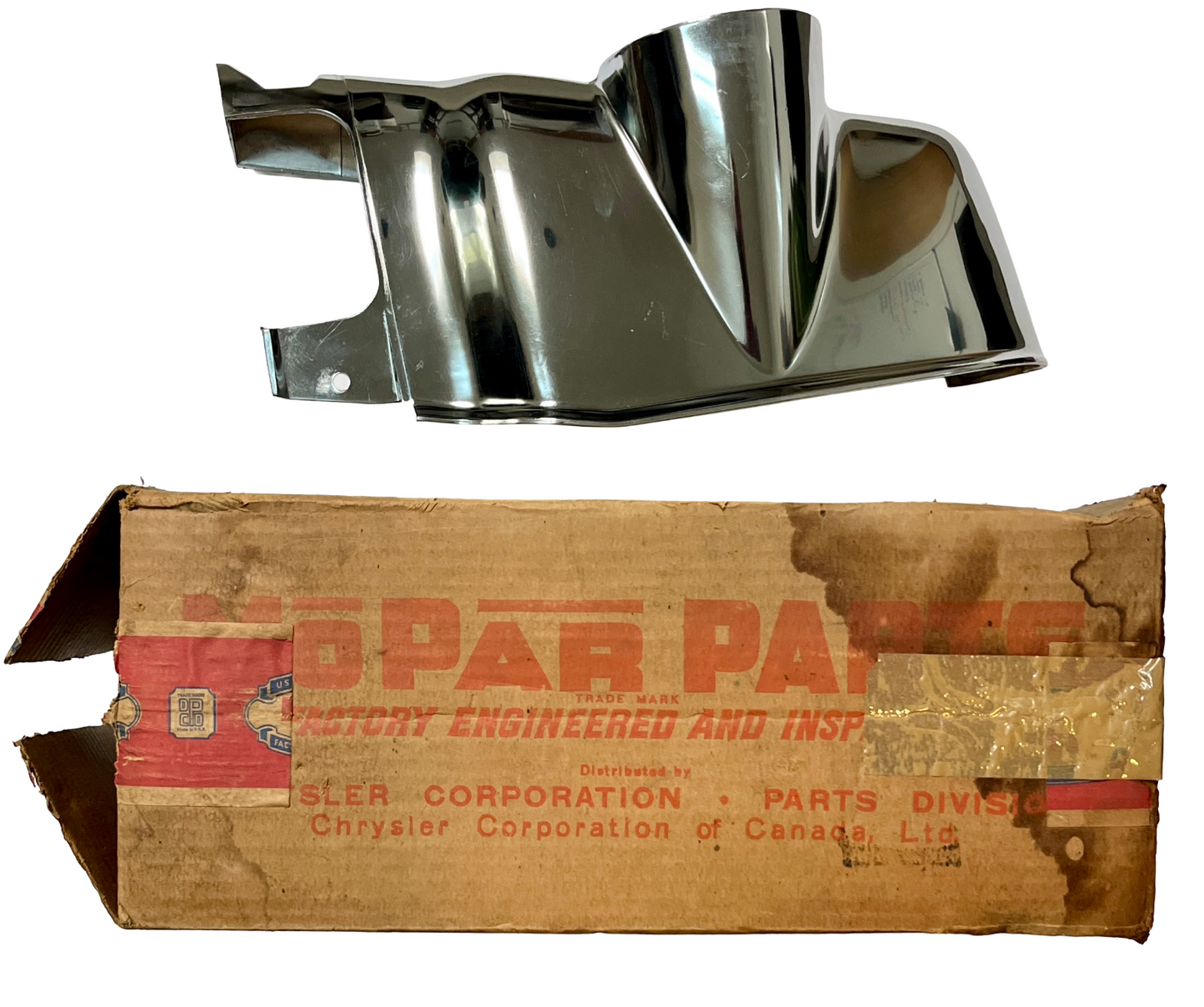 New Old Stock Right Horizontal Grille Bar for 1954 Desoto Models Mopar #1494843