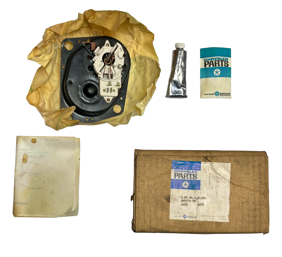 New Old Stock 2 Speed Wiper Motor Park Switch for 1968-74 Except A Body #3431506