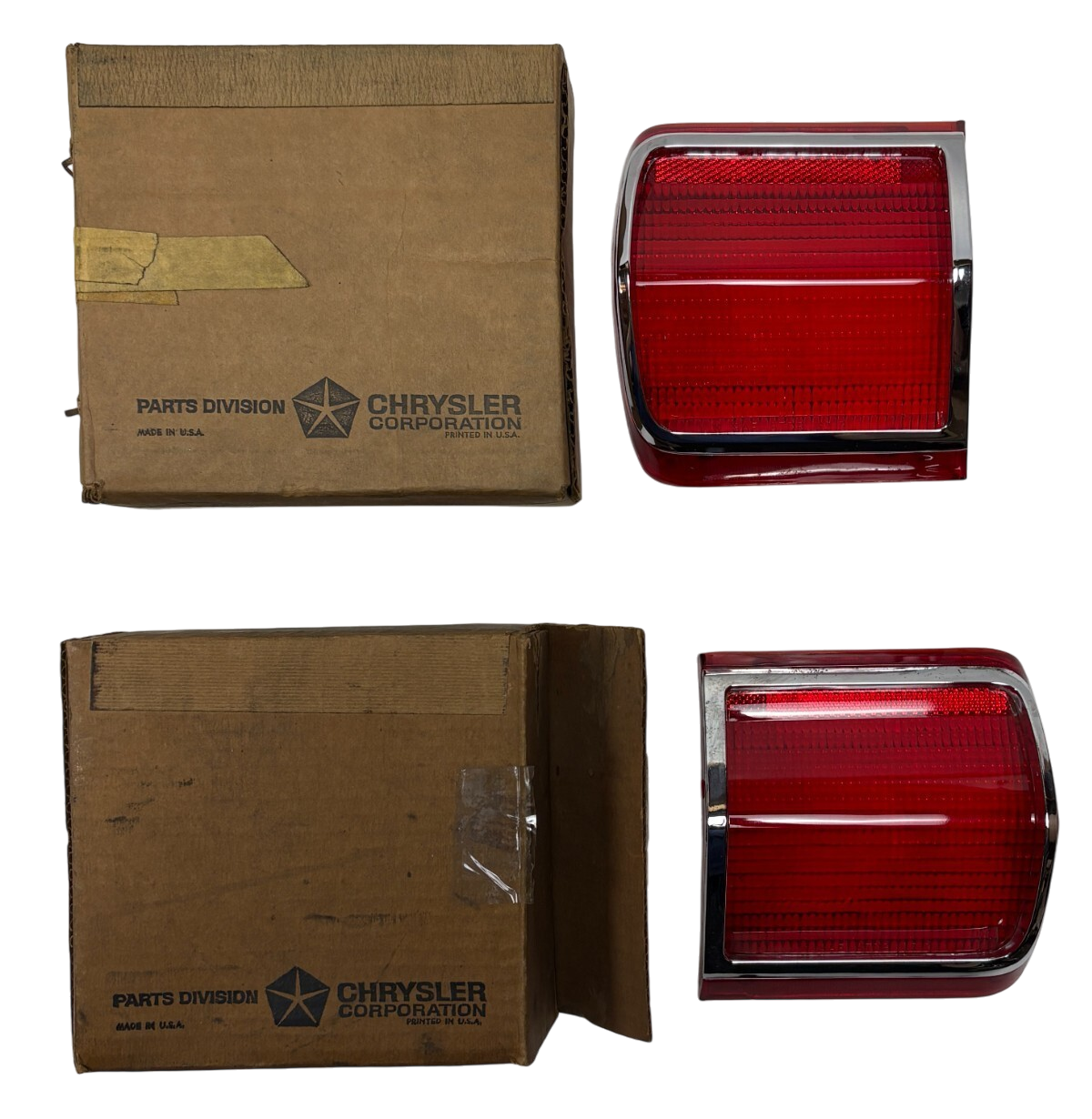 New Old Stock Tail Lenses for 1965 Plymouth Fury Models #2525524 & #2525525
