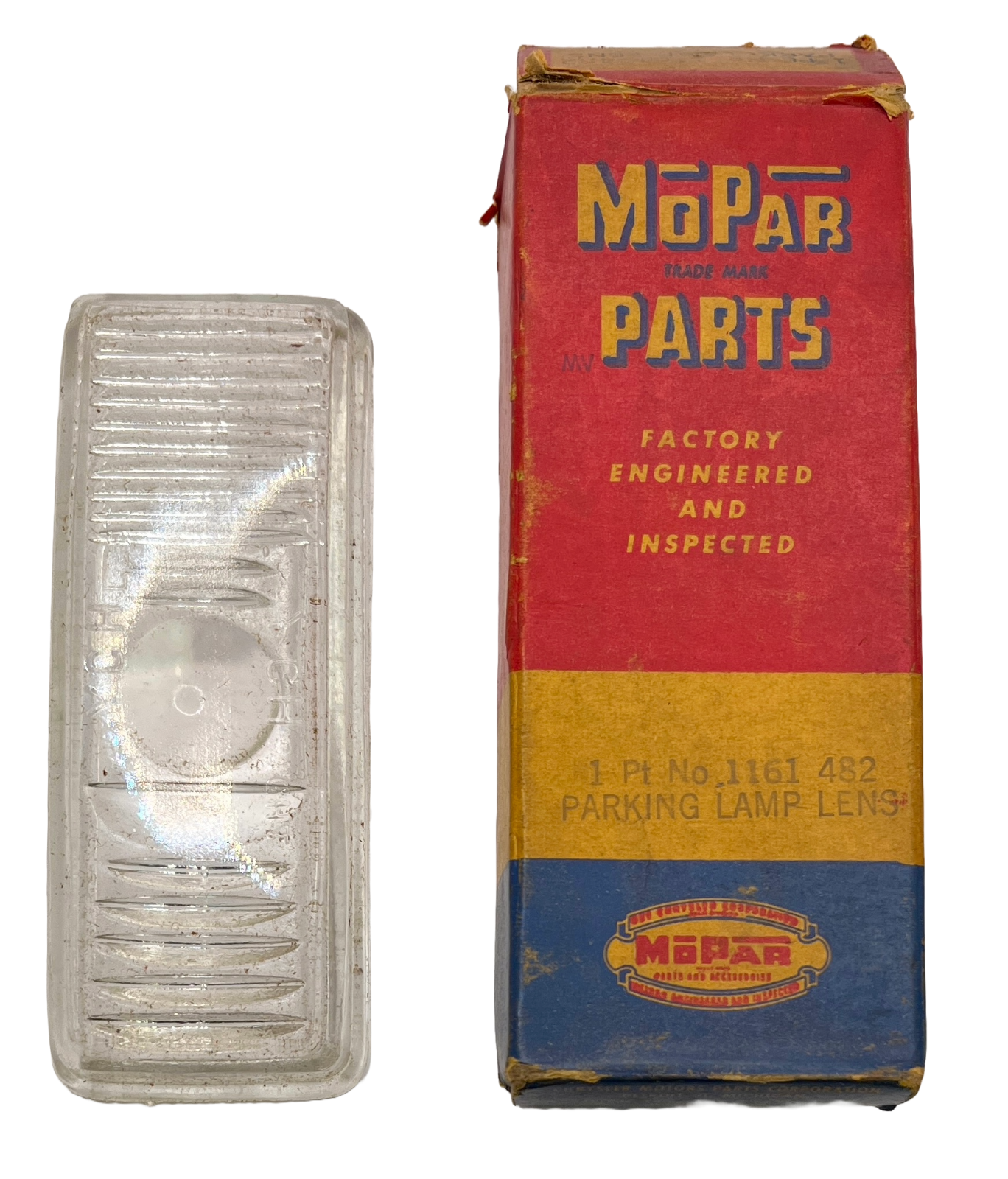 New Old Stock Park Lamp Lens for 1946-48 Chrysler Models Mopar #1161482