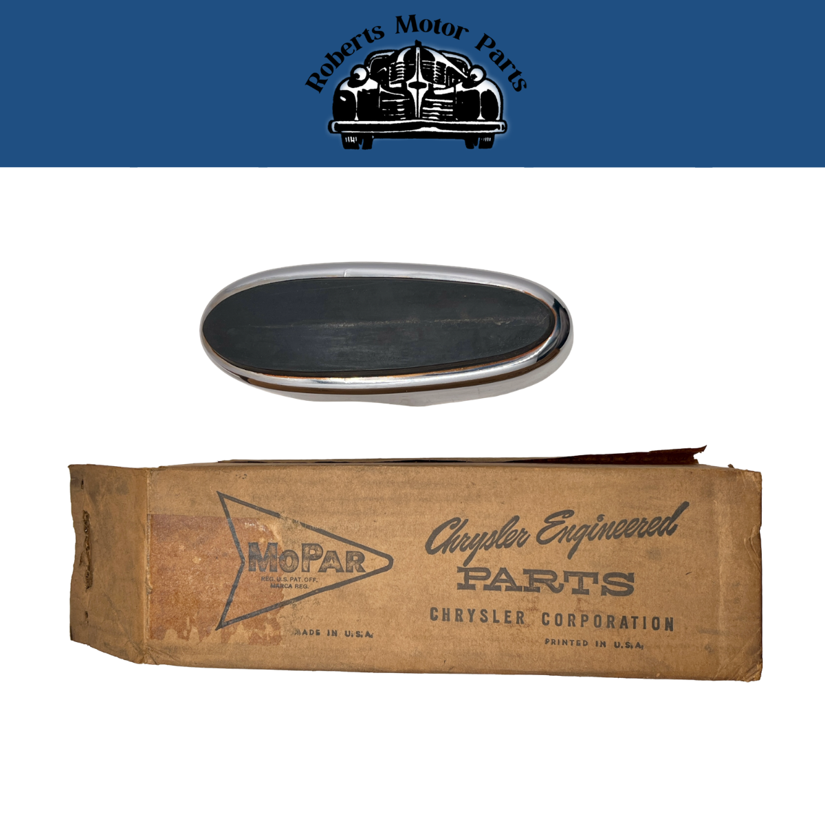 New Old Stock Front Bumper Guard for 1963 Plymouth B-Body Models #2266464