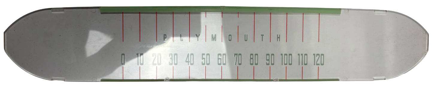 New Old Stock Speedometer Mile Lens For 1960 Plymouth Models #2097557