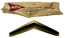 New Old Stock Gold "V" Grille Ornament for 1956 DeSoto Models Mopar #1624298