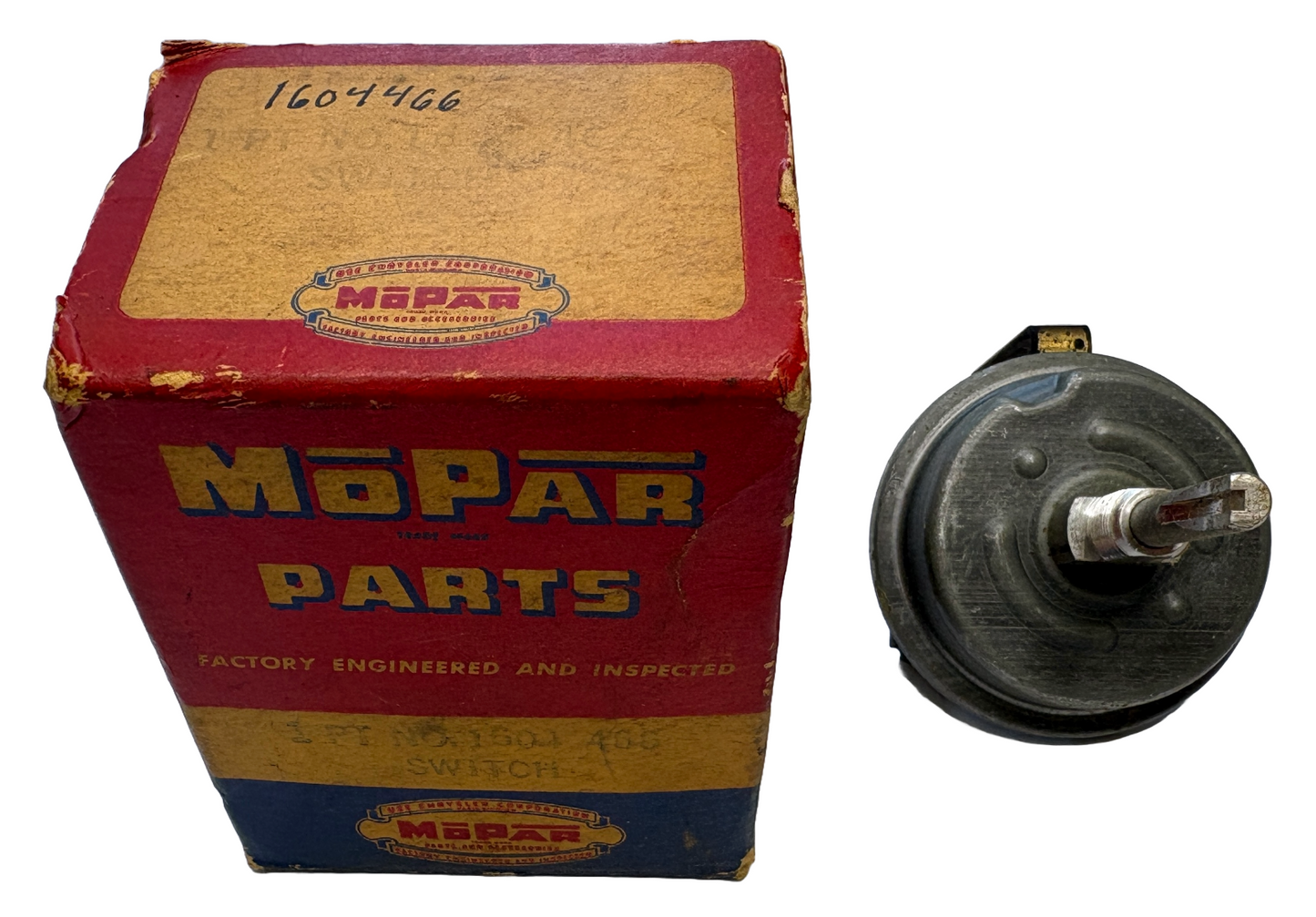 New Old Stock Variable Speed Wiper Switch for 1955 Chrysler/Imperial #1604466