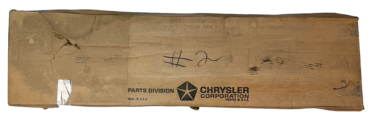 New Old Stock Deck Lid Finish Panel for 1965 Plymouth Fury III Models #2573828