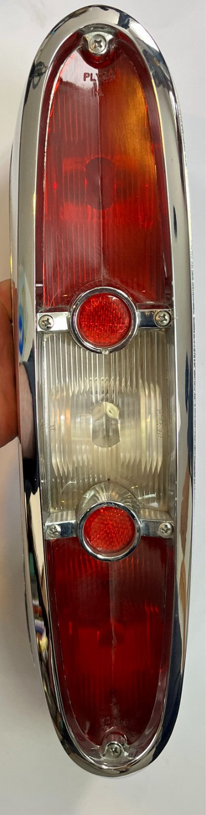 New Old Stock Turn Signal Brake Bezel Assy. & Extension for 1959 Plym #1878912