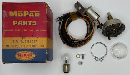 New Old Stock Map Light for 1953-54 Models Mopar #1383767