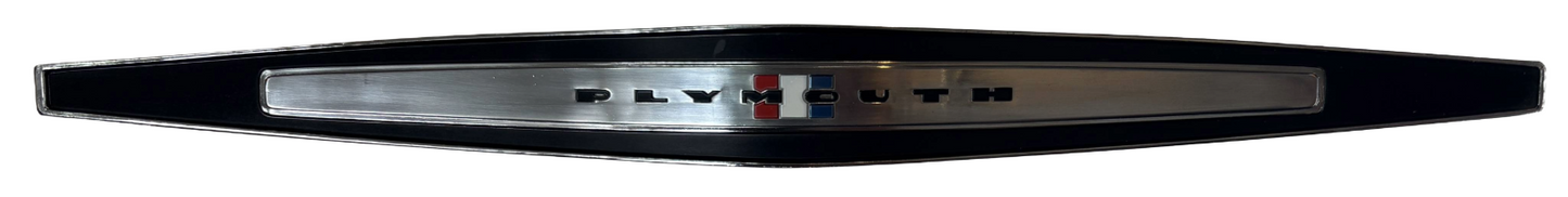 New Old Stock Steering Wheel Ornament 1964 Plymouth w/Full Horn Ring #2405261