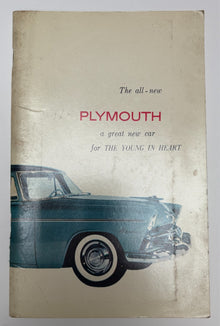Original 1954 Plymouth "The all-new Plymouth" #P55101