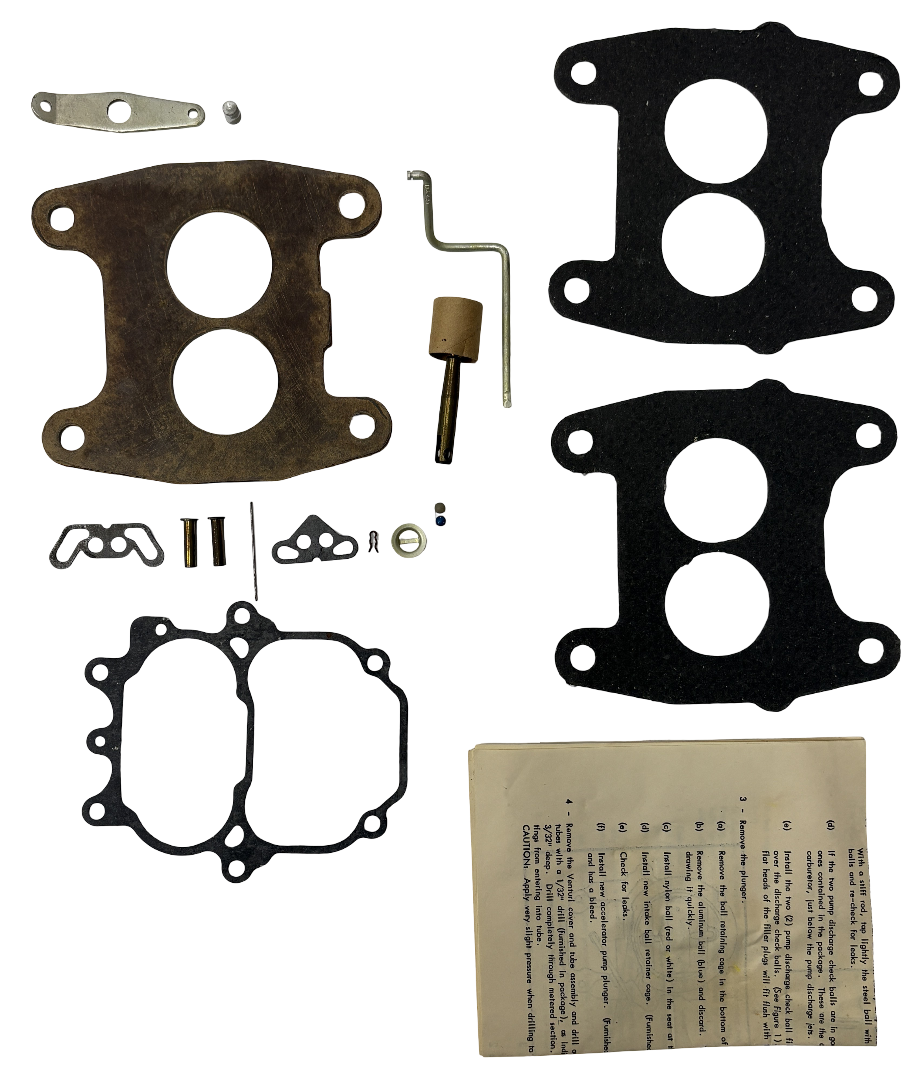 New Old Stock Carburetor Parts Package For 1952-1953 DeSoto V8 Models #1610876