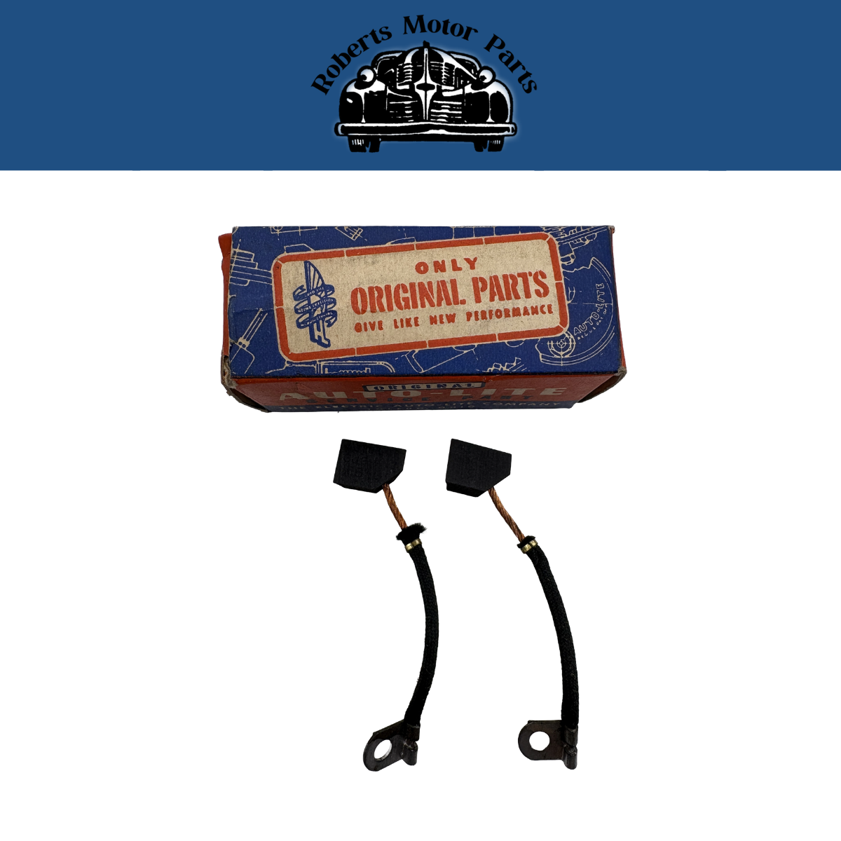 New Old Stock Autolite Generator Brush Set Outboard Marine #GJG-2012S