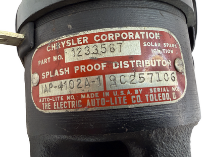 New Old Stock Autolite Distributor For 1941-1950 DeSoto & Dodge Truck #1121942