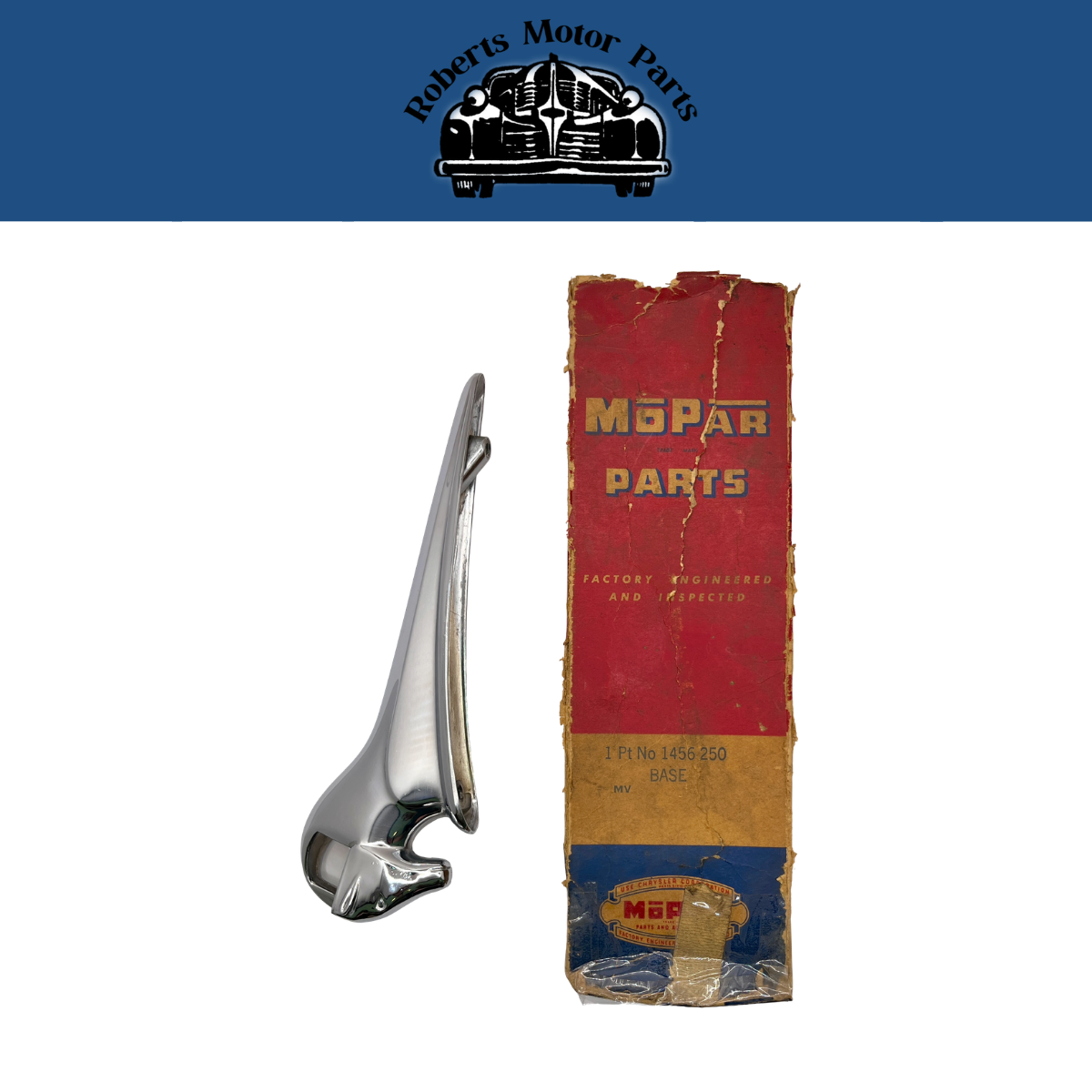 New Old Stock Ornament Base for 1953-1954 Dodge Ram Models Mopar #1456250