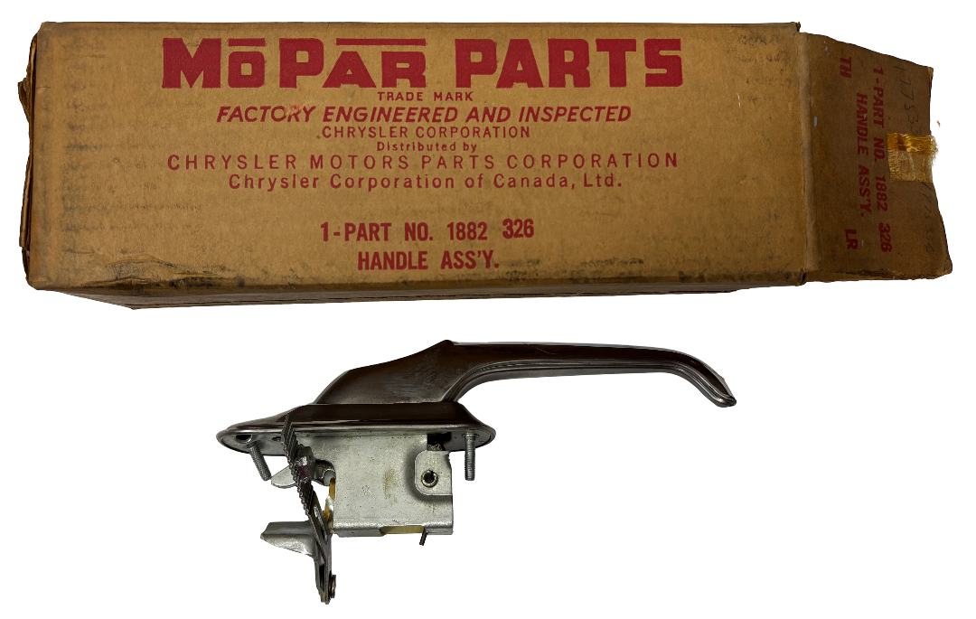 New Old Stock Right Front Outside Door Handle for 1957-59 Models #1882326