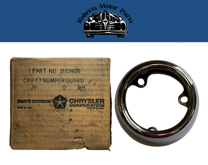 New Old Stock Front Right Side Bumper Cap For 1961-1962 Dodge Models #2123926