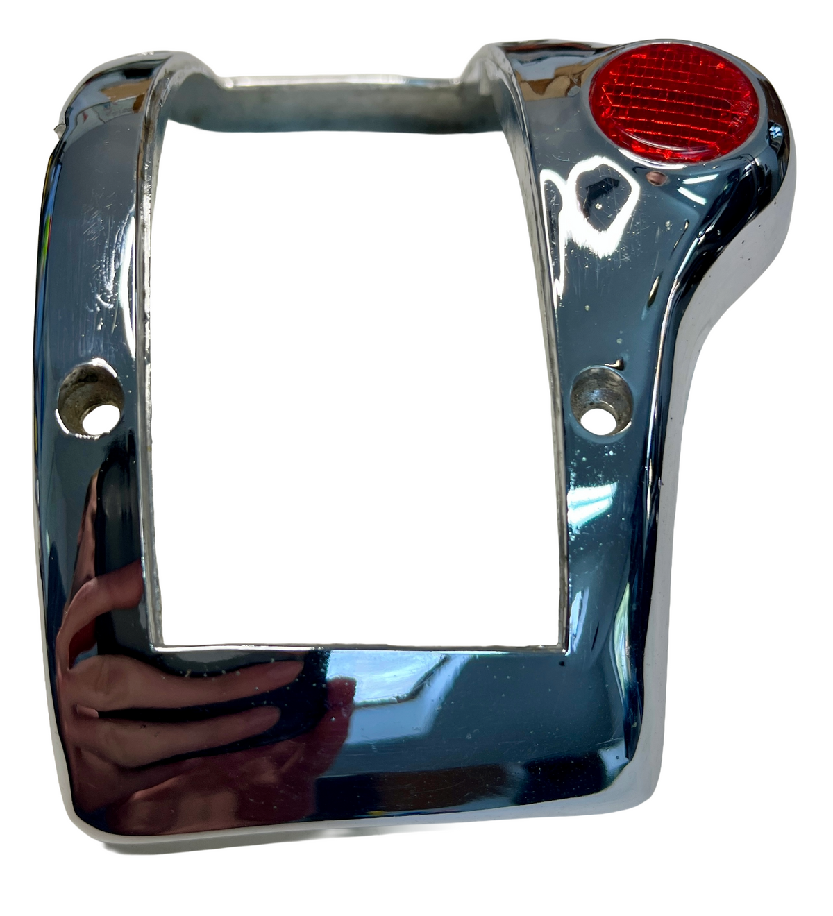 New Old Stock Left Tail Lamp Chrome Bezel for 1950-52 Plymouth Models #1343106